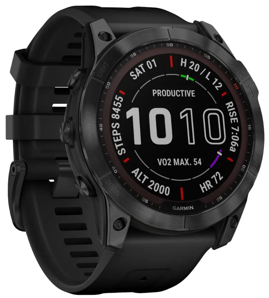Смарт-часы Garmin Fenix 7X Sapphire Solar (Black)