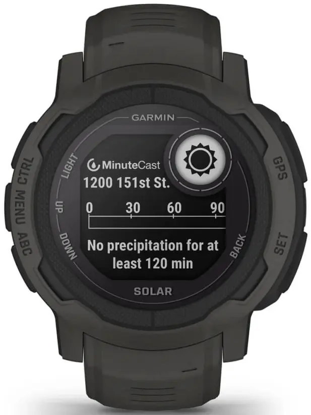 Ceas intelegent Garmin Instinct 2 Solar (Black)