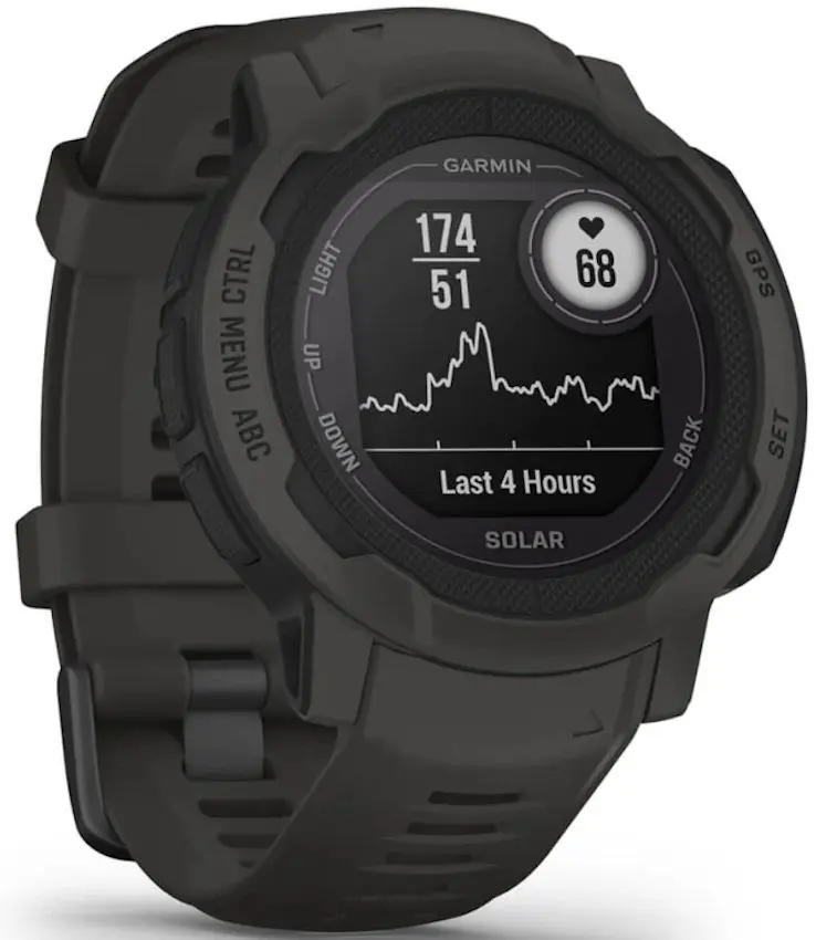 Ceas intelegent Garmin Instinct 2 Solar (Black)