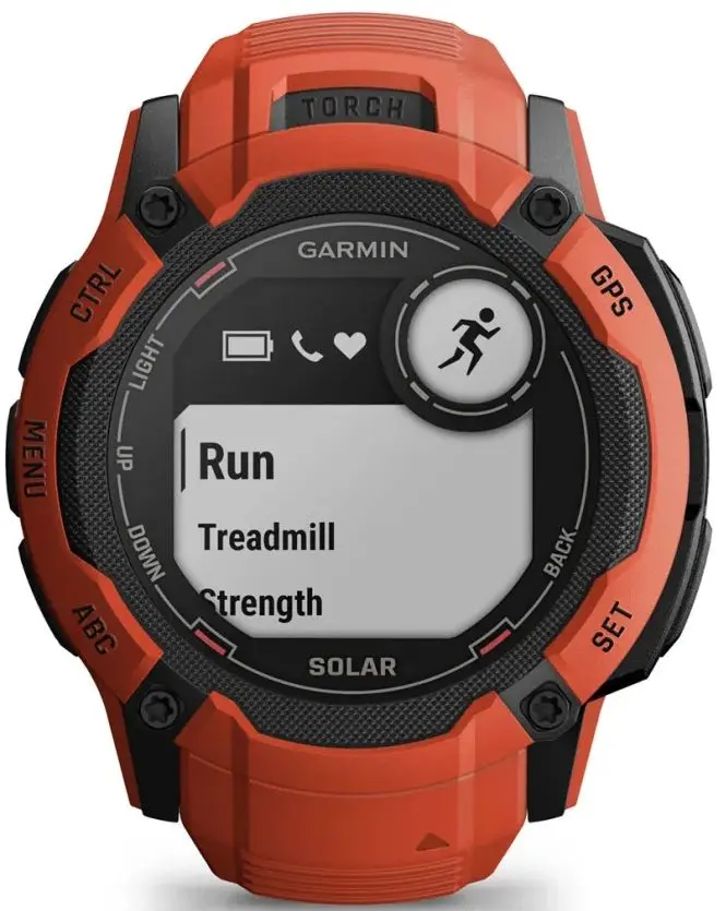 Смарт-часы Garmin Instinct 2X Solar (Flame Red)