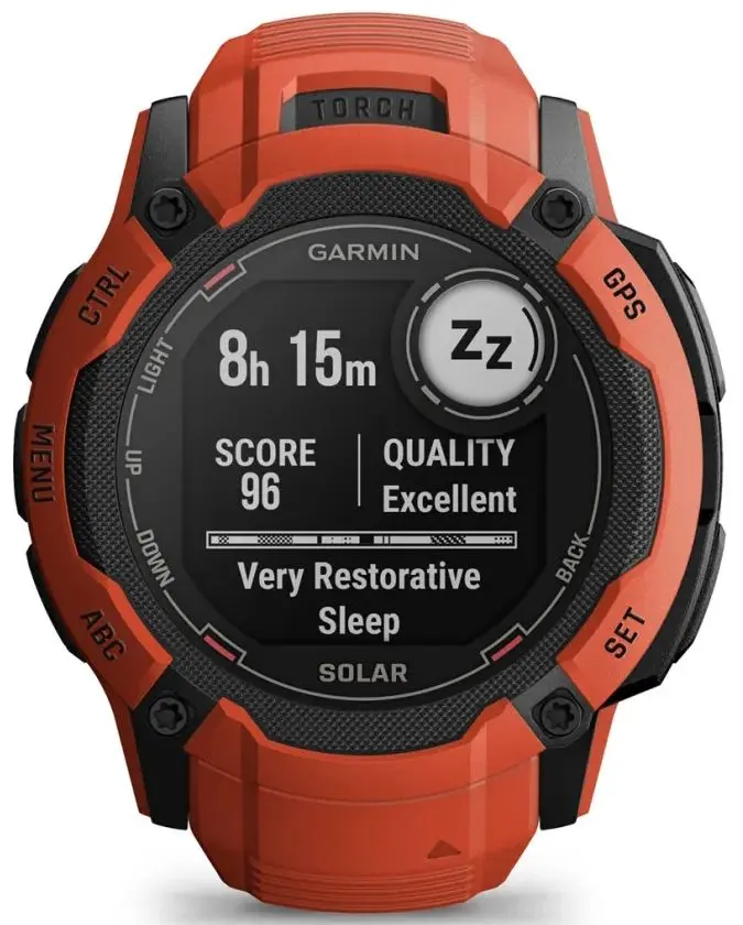 Смарт-часы Garmin Instinct 2X Solar (Flame Red)