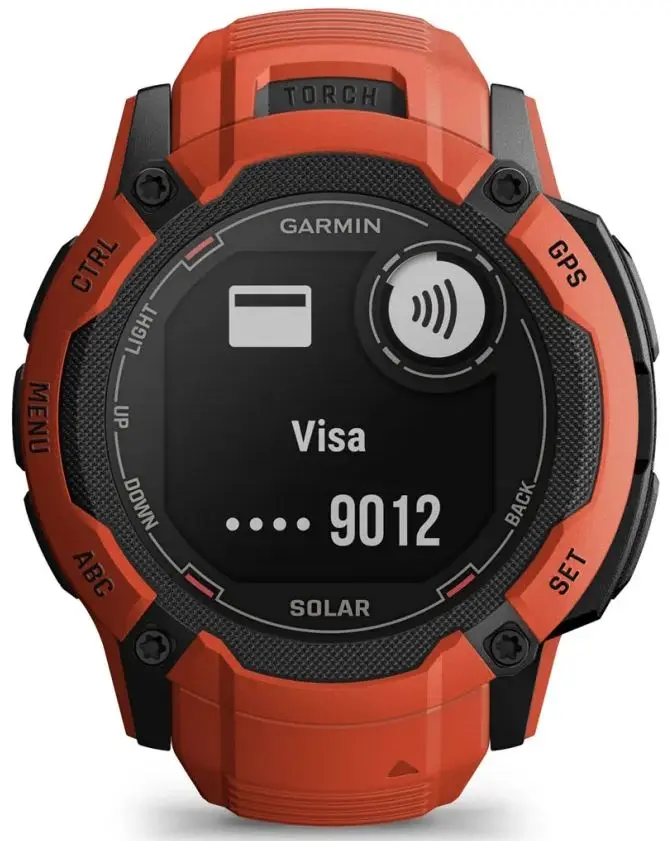 Смарт-часы Garmin Instinct 2X Solar (Flame Red)