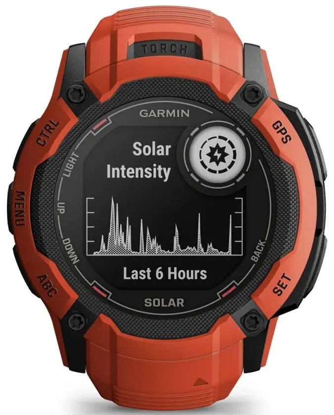 Смарт-часы Garmin Instinct 2X Solar (Flame Red)