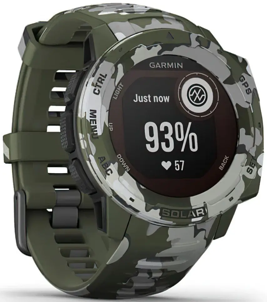 Ceas inteligent Garmin Instinct Solar Camo (Lichen Camo)
