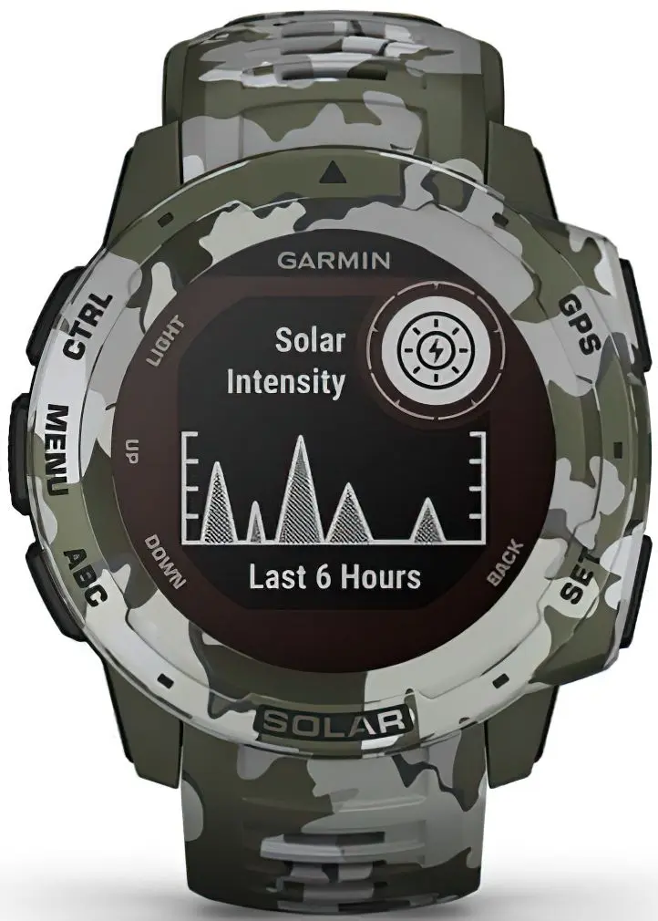Ceas inteligent Garmin Instinct Solar Camo (Lichen Camo)