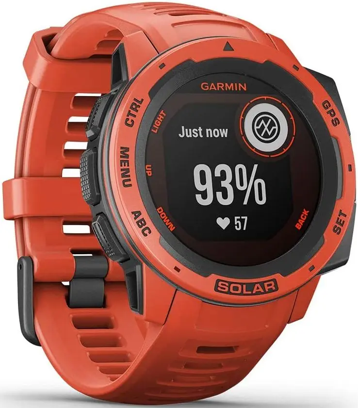 Смарт-часы Garmin Instinct Solar (Flame Red)