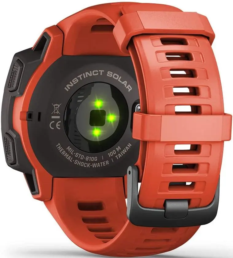 Смарт-часы Garmin Instinct Solar (Flame Red)