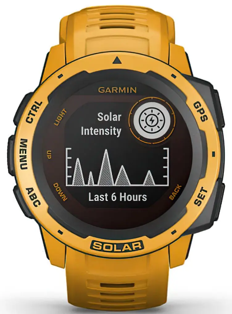Ceas inteligent Garmin Instinct Solar (Sunburst)
