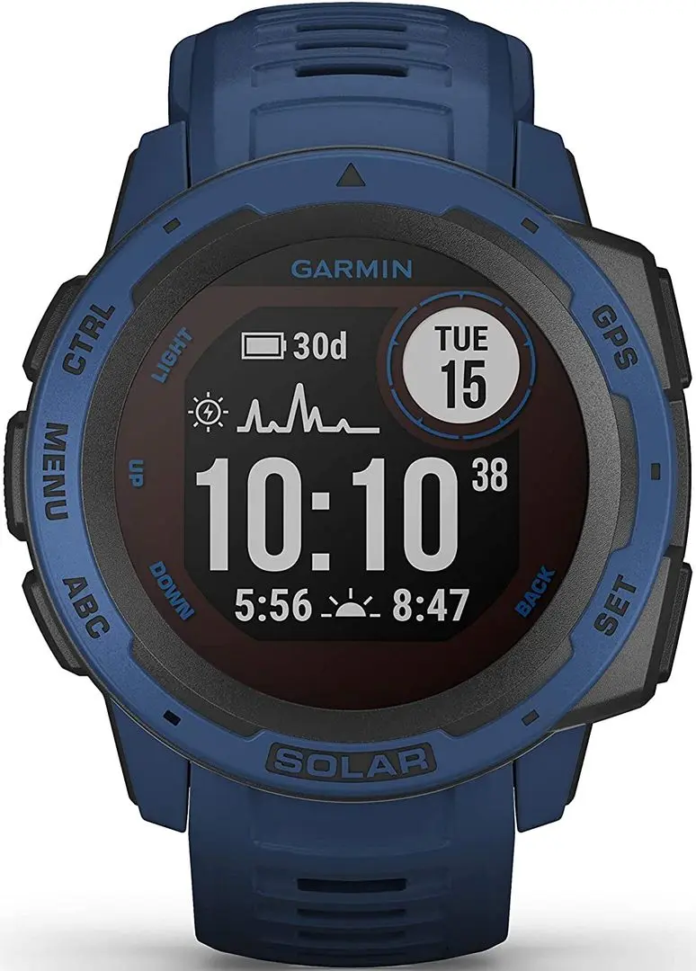 Смарт-часы Garmin Instinct Solar (Tidal Blue)