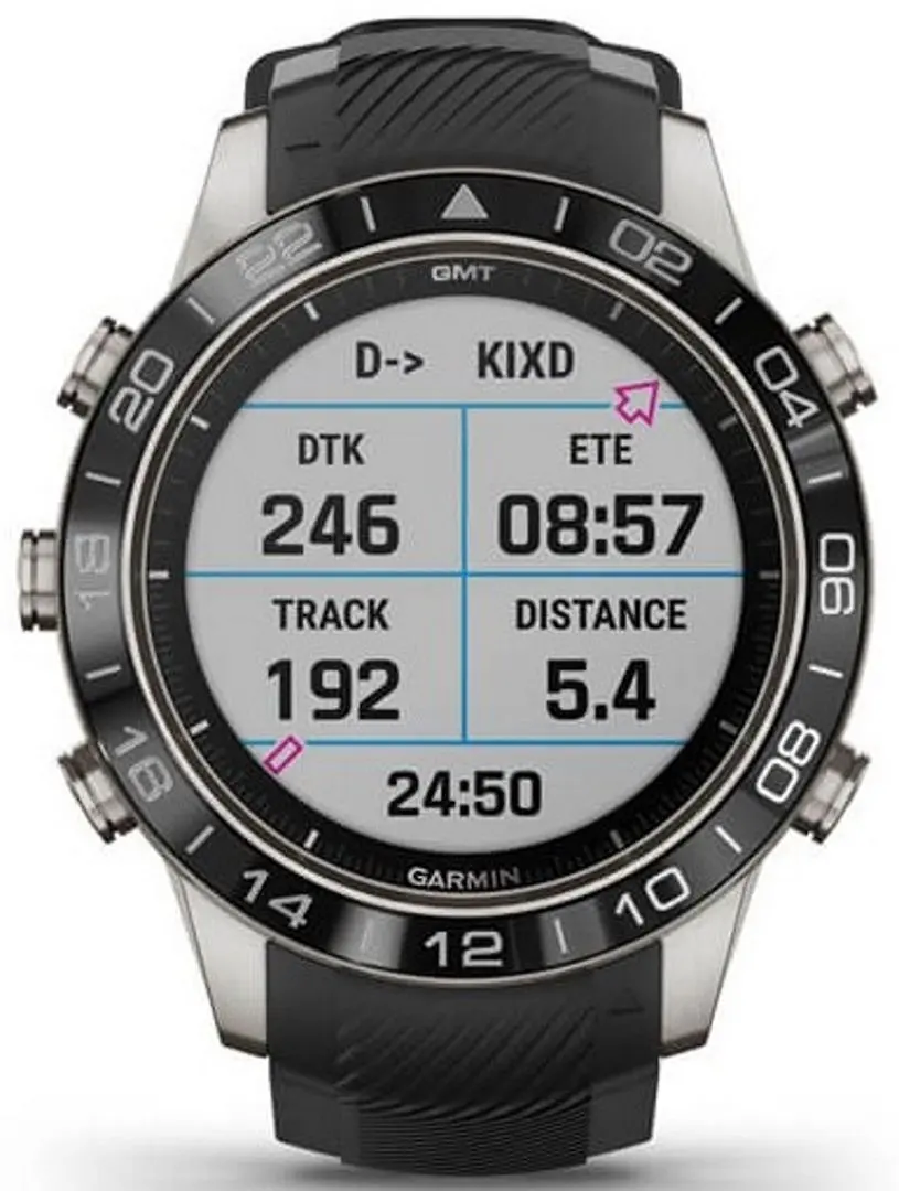 Ceas inteligent Garmin Marq Aviator Performance Edition (Silver/Black)