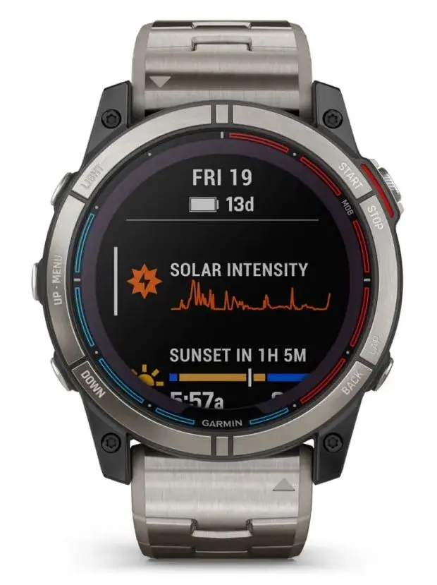 Ceas inteligent Garmin Quatix 7X Power Sapphire (Black)