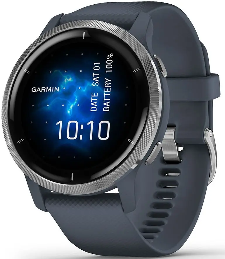Смарт-часы Garmin Venu 2 (Granite Blue/Silver)