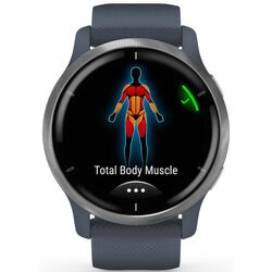 Смарт-часы Garmin Venu 2 (Silver/Blue) Thumb