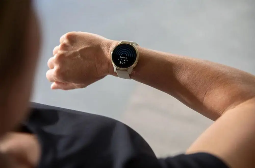 Смарт-часы Garmin Venu 2S (Gold/Beige)