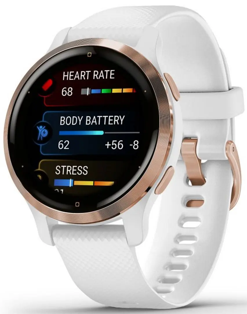 Ceas inteligent Garmin Venu 2S (Rose Gold/White)