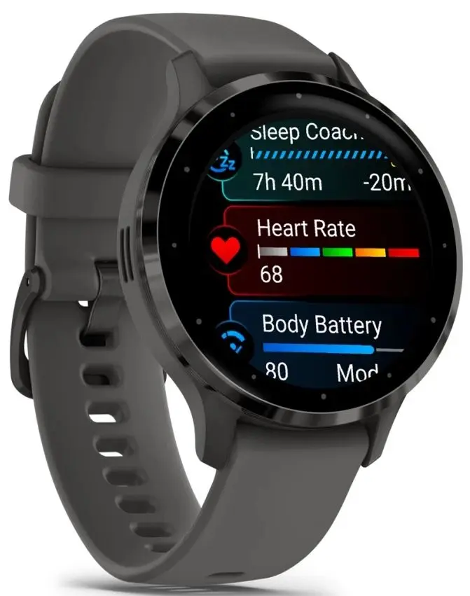 Ceas inteligent Garmin Venu 3S (Pebble Gray/Slate)