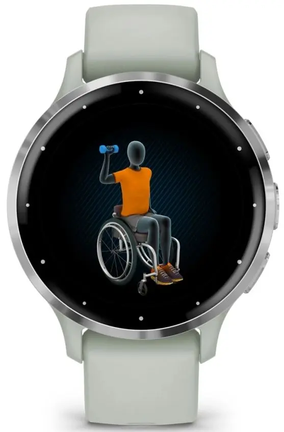 Ceas inteligent Garmin Venu 3S (Sage Gray/Passivated)