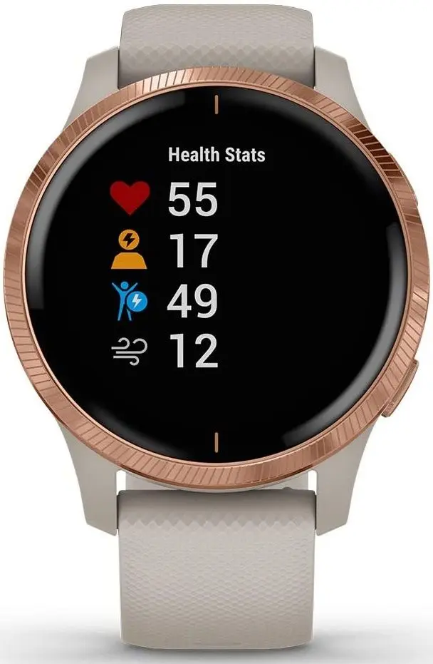 Ceas inteligent Garmin Venu (Light Sand/Rose Gold)