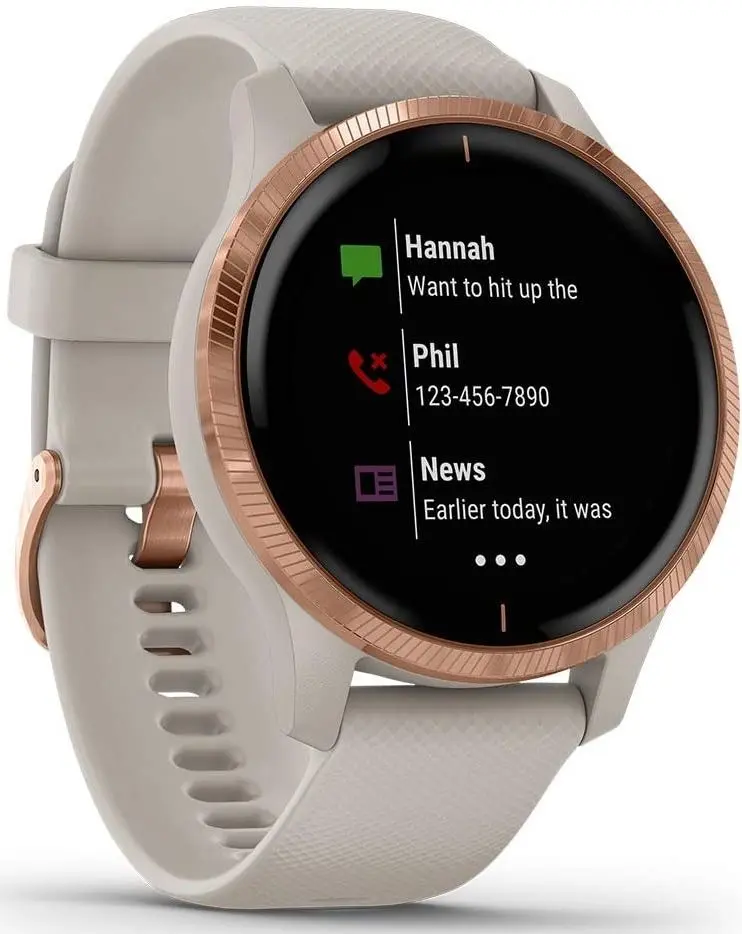 Ceas inteligent Garmin Venu (Light Sand/Rose Gold)