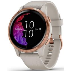 Ceas inteligent Garmin Venu (Light Sand/Rose Gold)
