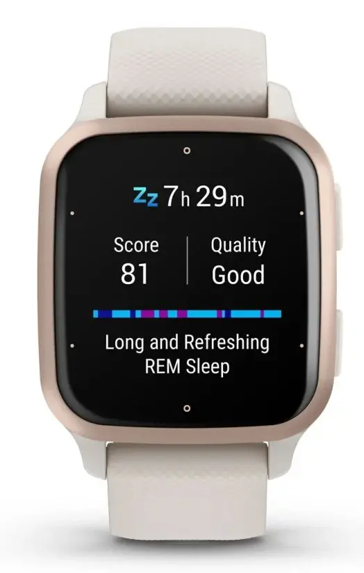 Ceas inteligent Garmin Venu Sq 2 Music Edition (Ivory)