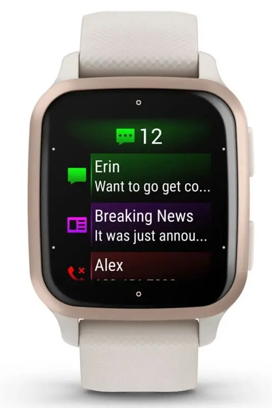 Ceas inteligent Garmin Venu Sq 2 Music Edition (Ivory)