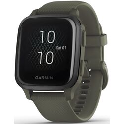 Ceas inteligent Garmin Venu Sq Music Edition (Slate Grey/Moss Green)