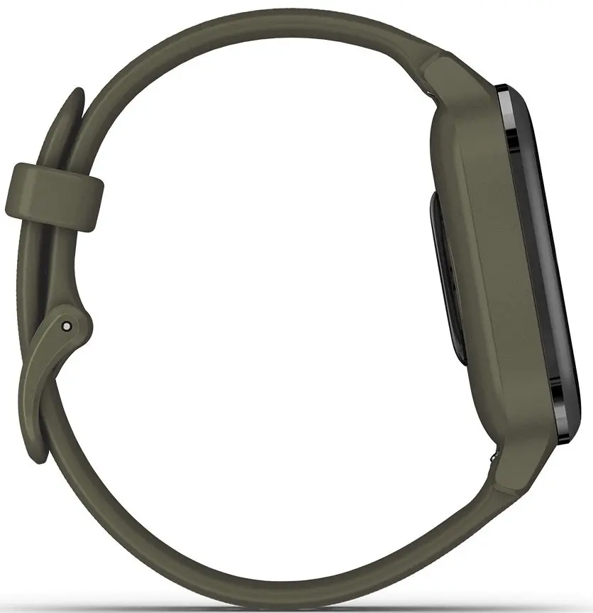 Ceas inteligent Garmin Venu Sq Music Edition (Slate Grey/Moss Green)