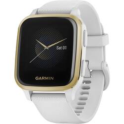 Ceas inteligent Garmin Venu Sq (White/Gold)