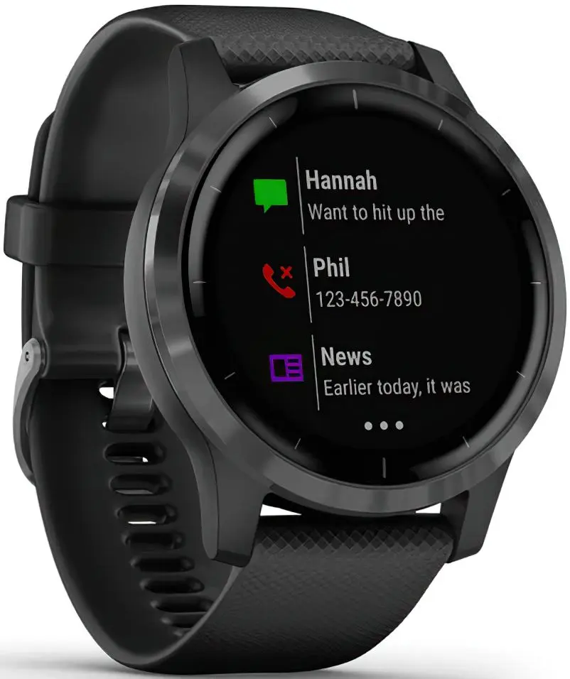 Ceas inteligent Garmin Vivoactive 4 (Black/Slate Gray)