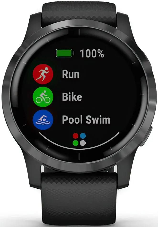Ceas inteligent Garmin Vivoactive 4 (Black/Slate Gray)