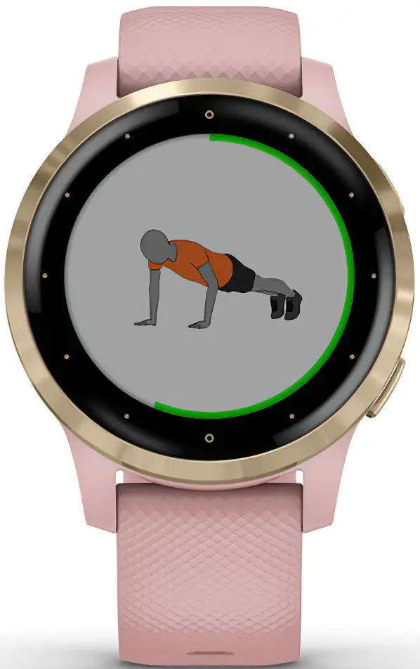 Смарт-часы Garmin Vivoactive 4S (Dust Rose/Light Gold)