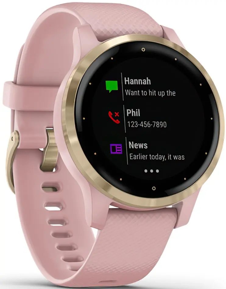 Смарт-часы Garmin Vivoactive 4S (Dust Rose/Light Gold)