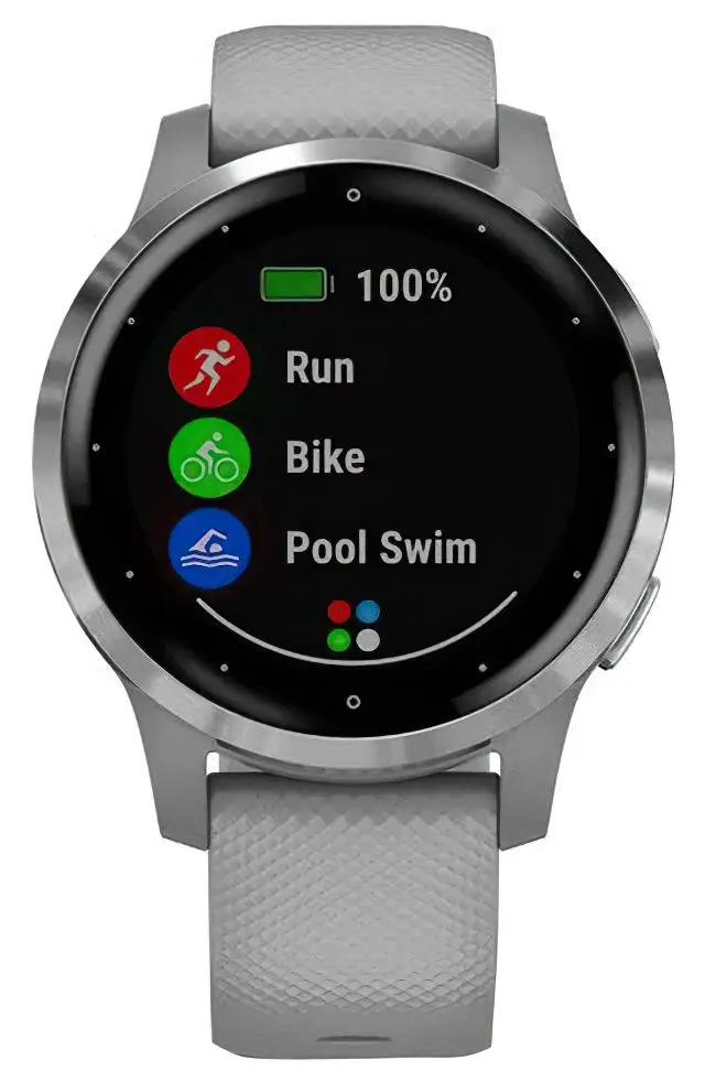 Смарт-часы Garmin Vivoactive 4S (Powder Gray/Silver)