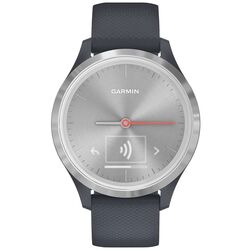 Смарт-часы Garmin Vivomove 3S Silicon Band (Granite Blue /Silver) Thumb