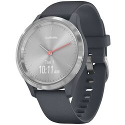 Ceas inteligent Garmin Vivomove 3S Silicon Band (Granite Blue /Silver)