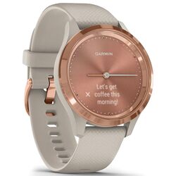 Смарт-часы Garmin Vivomove 3S Silicon Band (Light Sand/Rose Gold) Thumb