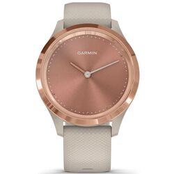 Смарт-часы Garmin Vivomove 3S Silicon Band (Light Sand/Rose Gold) Thumb