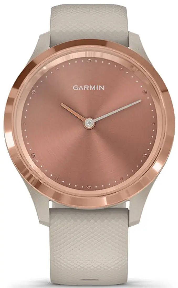 Смарт-часы Garmin Vivomove 3S Silicon Band (Light Sand/Rose Gold)