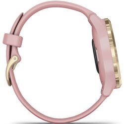 Смарт-часы Garmin Vivomove 3S Silicone Band (Light Gold/Dust Rose) Thumb