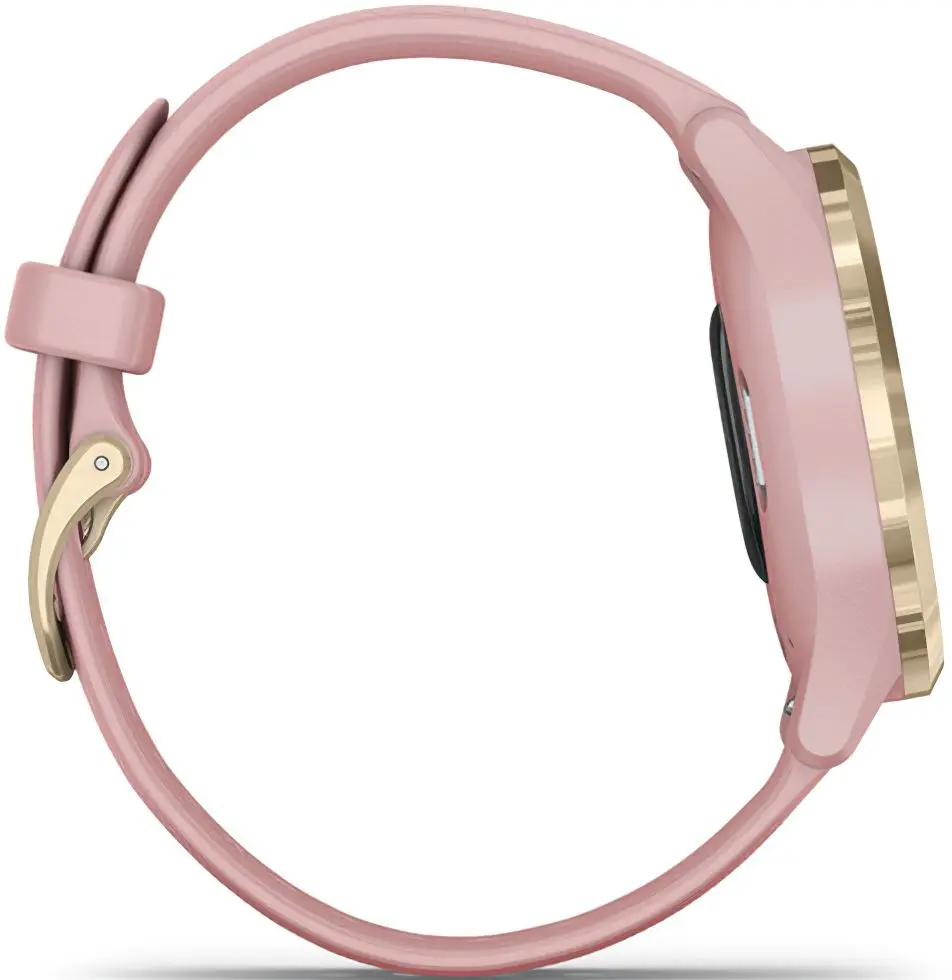 Смарт-часы Garmin Vivomove 3S Silicone Band (Light Gold/Dust Rose)