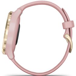Смарт-часы Garmin Vivomove 3S Silicone Band (Light Gold/Dust Rose) Thumb
