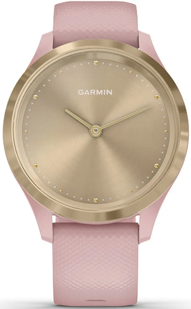 Смарт-часы Garmin Vivomove 3S Silicone Band (Light Gold/Dust Rose)