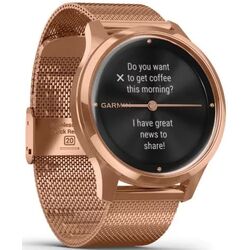 Ceas inteligent Garmin Vivomove Luxe Milanese Loop Band (Rose Gold/Black) Thumb