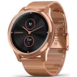 Ceas inteligent Garmin Vivomove Luxe Milanese Loop Band (Rose Gold/Black)