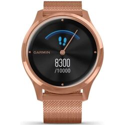 Ceas inteligent Garmin Vivomove Luxe Milanese Loop Band (Rose Gold/Black) Thumb