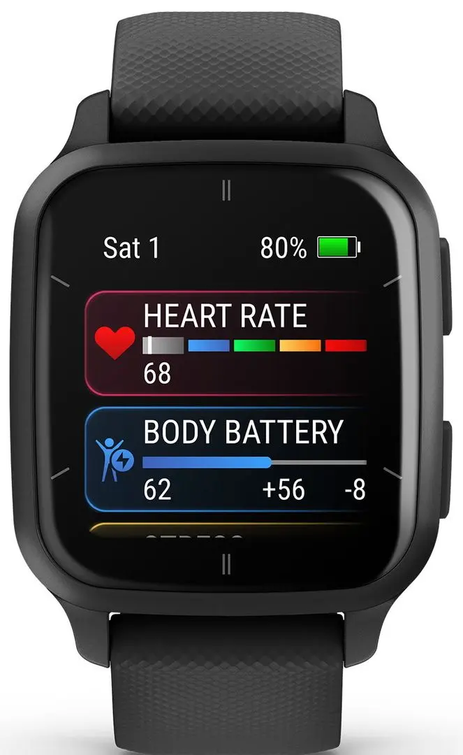 Ceas inteligent Garmin Venu Sq 2 Music Edition (Black)