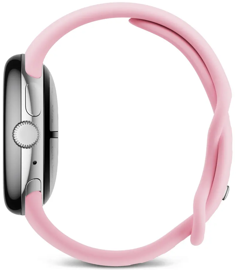 Ceas inteligent Google Pixel Watch 3 GPS + LTE 45mm (Silver/Rose Quartz)