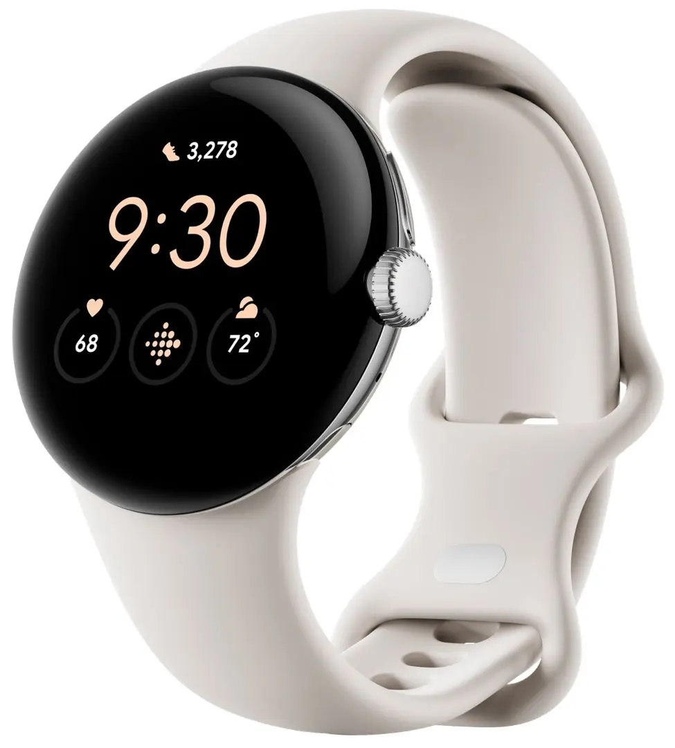 Ceas inteligent Google Pixel Watch 41mm (Silver/Chalk)