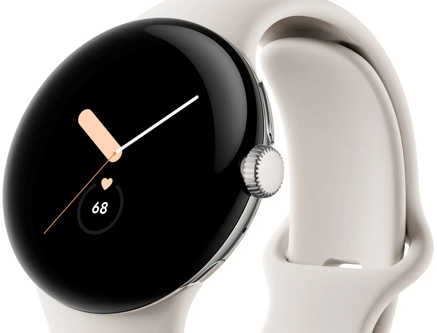 Ceas inteligent Google Pixel Watch 41mm (Silver/Chalk)